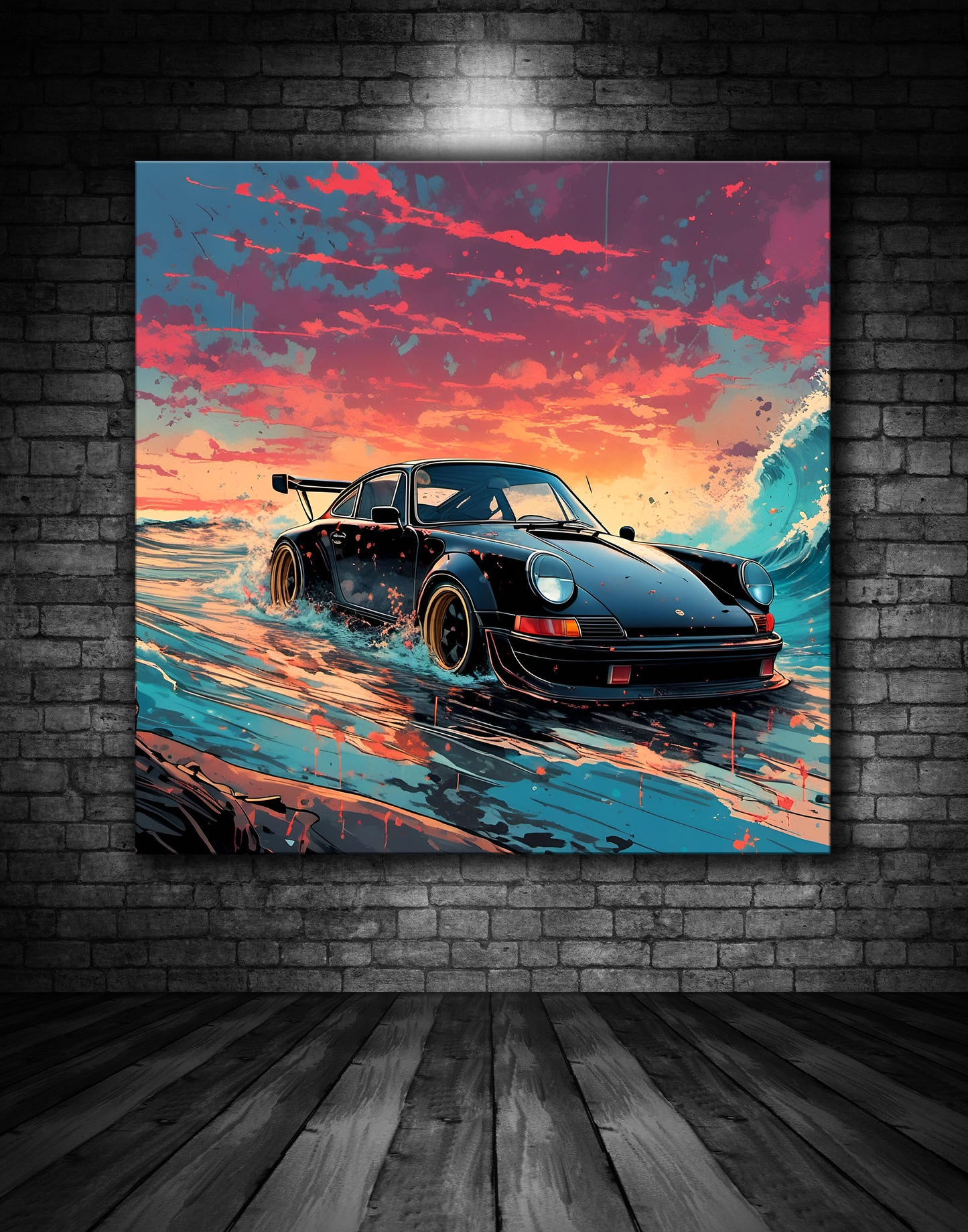 Beautiful Porsche Painting Ref 000258