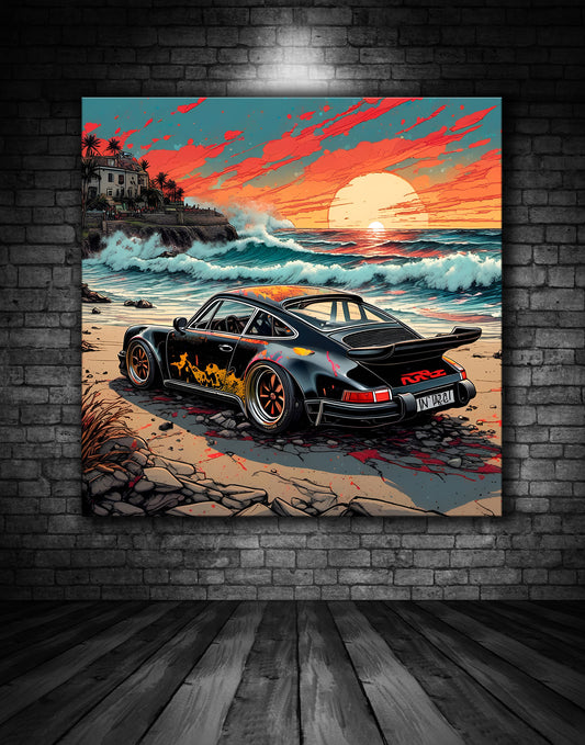 Beautiful Porsche Painting Ref 000259