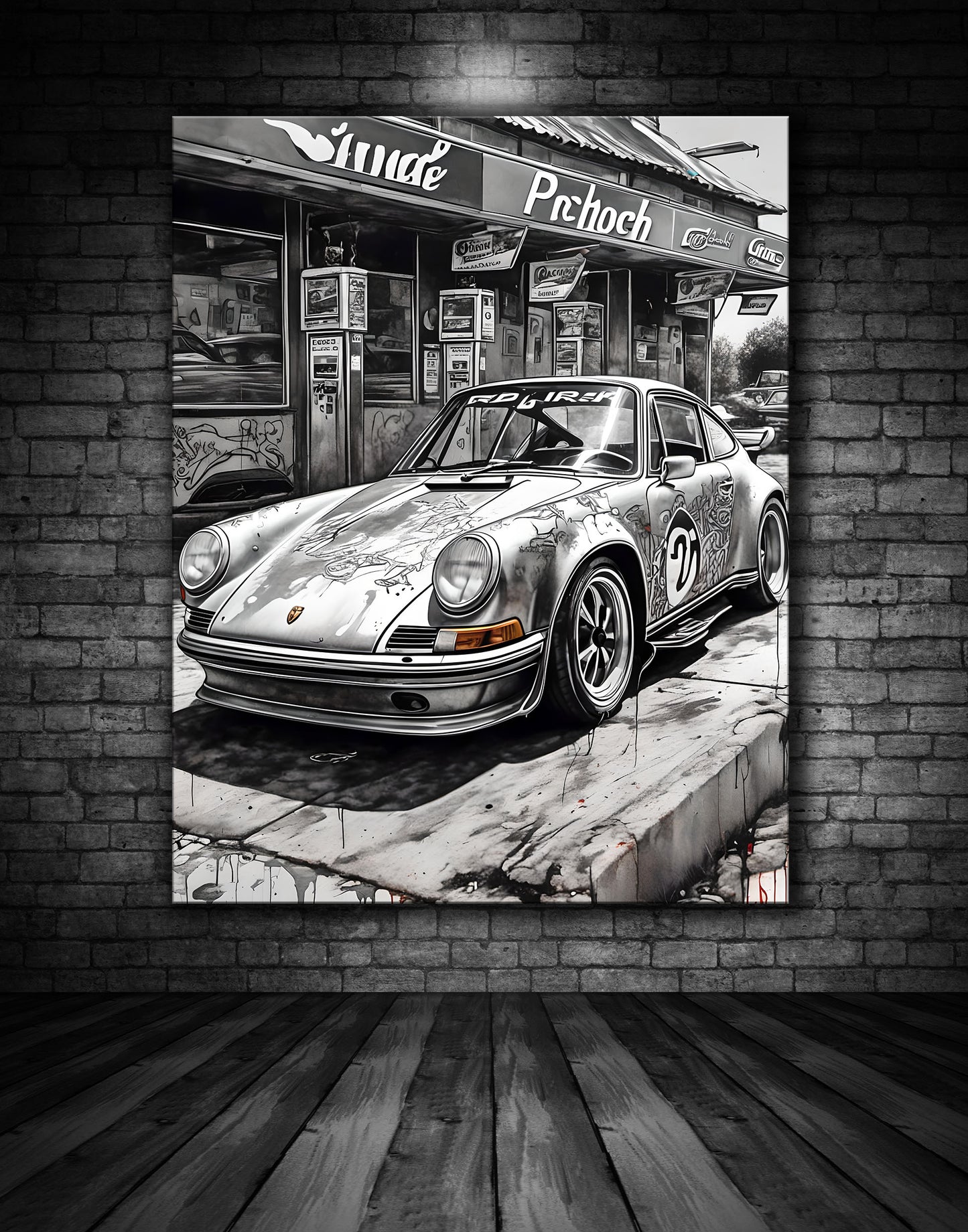 Beautiful Porsche Painting Ref 00026