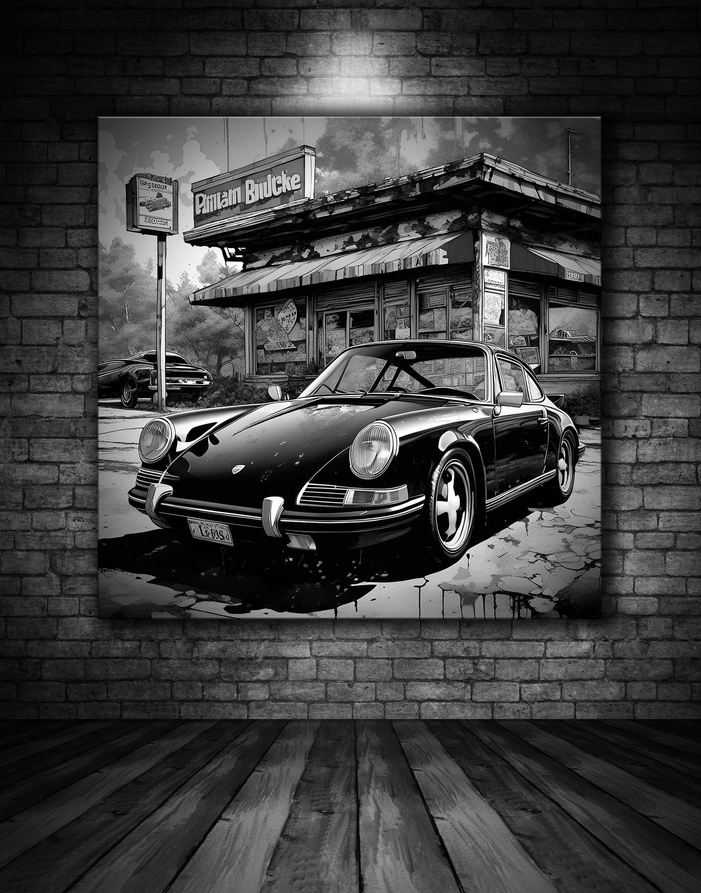 Beautiful Porsche Painting Ref 000266