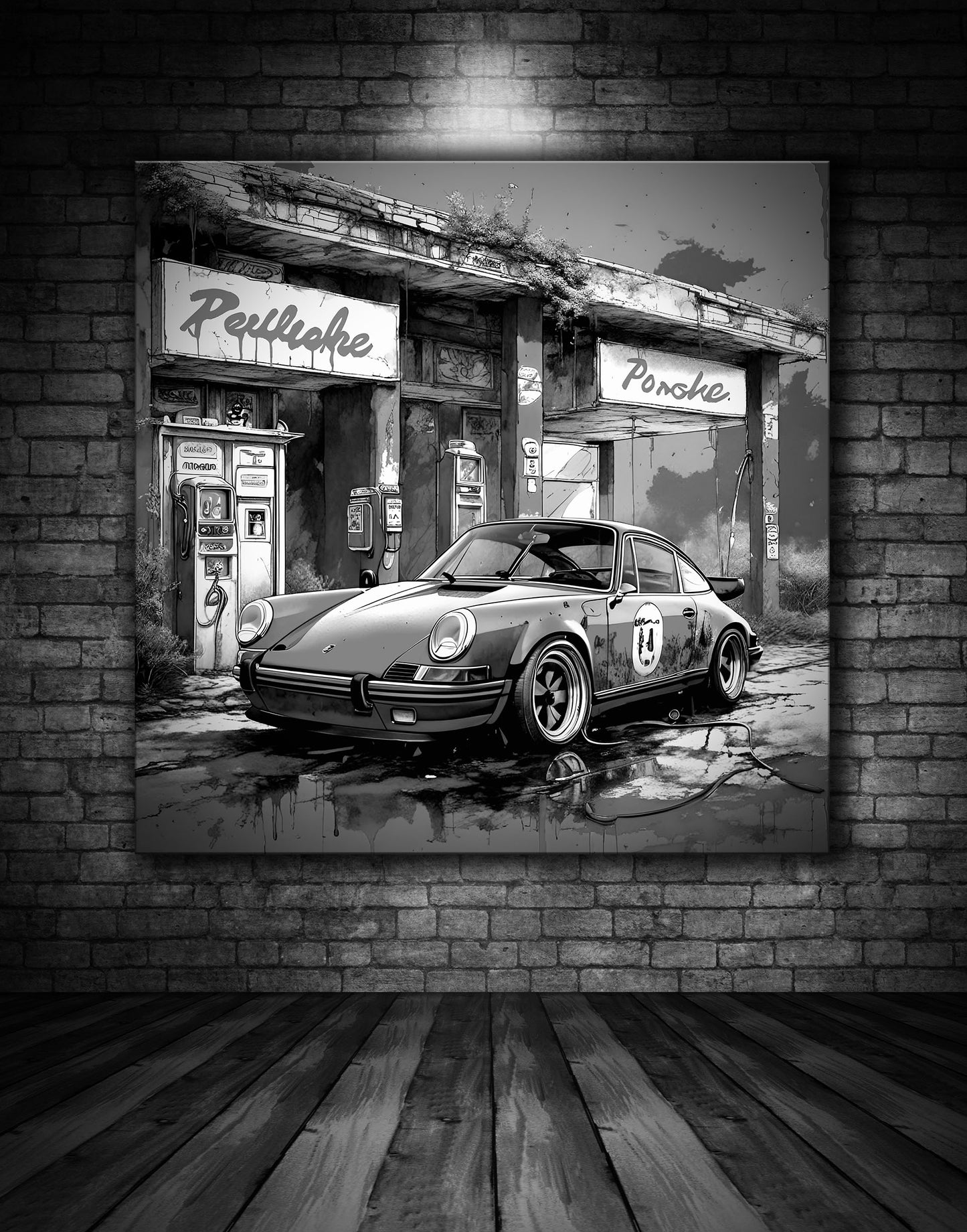 Beautiful Porsche Painting Ref 000271