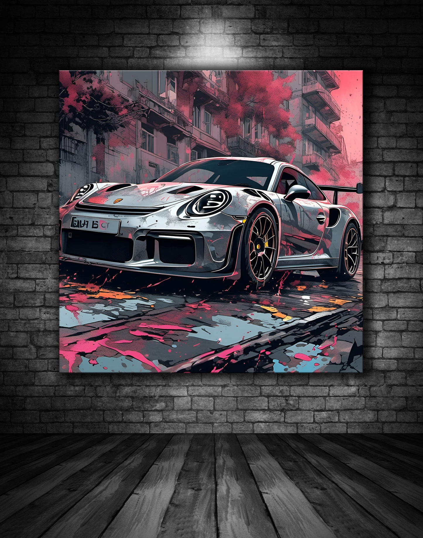 Beautiful Porsche Painting Ref 000278