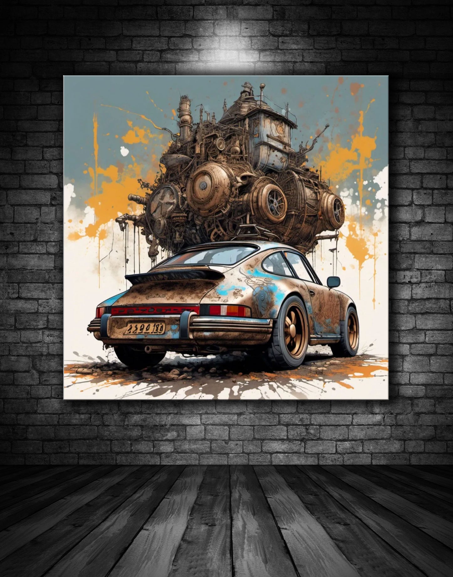 Beautiful Porsche Painting Ref 000288