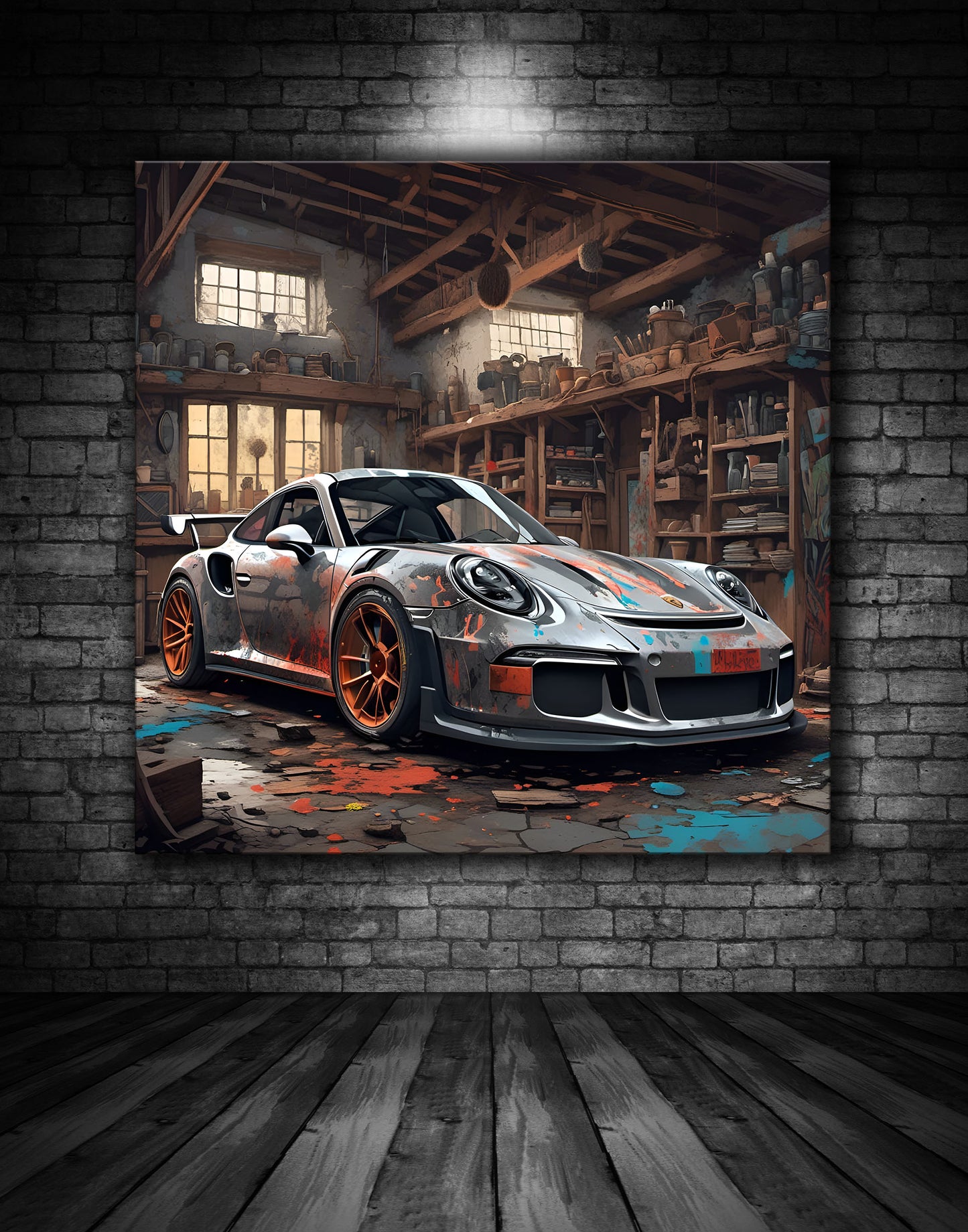 Beautiful Porsche Painting Ref 000290