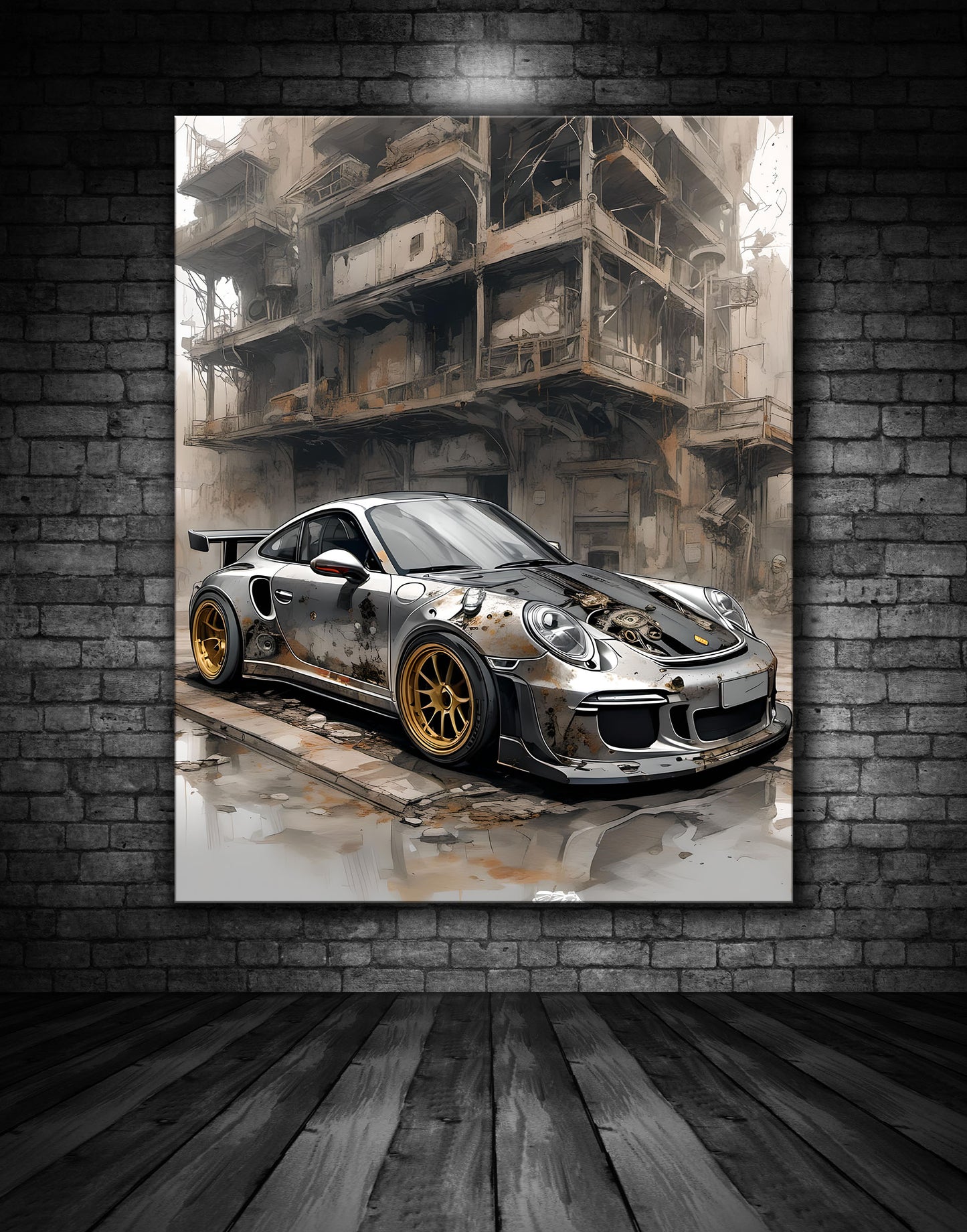 Beautiful Porsche Painting Ref 000291