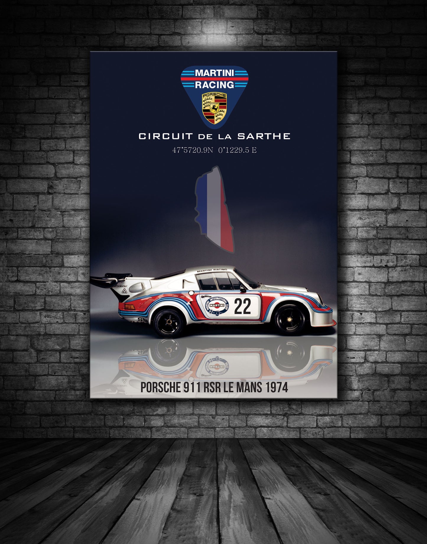 Beautiful Porsche Painting Ref 000294