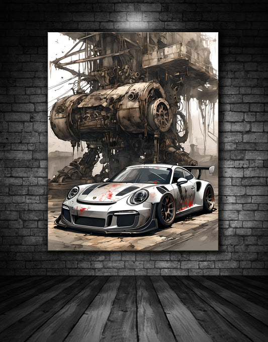 Beautiful Porsche Painting Ref 000296