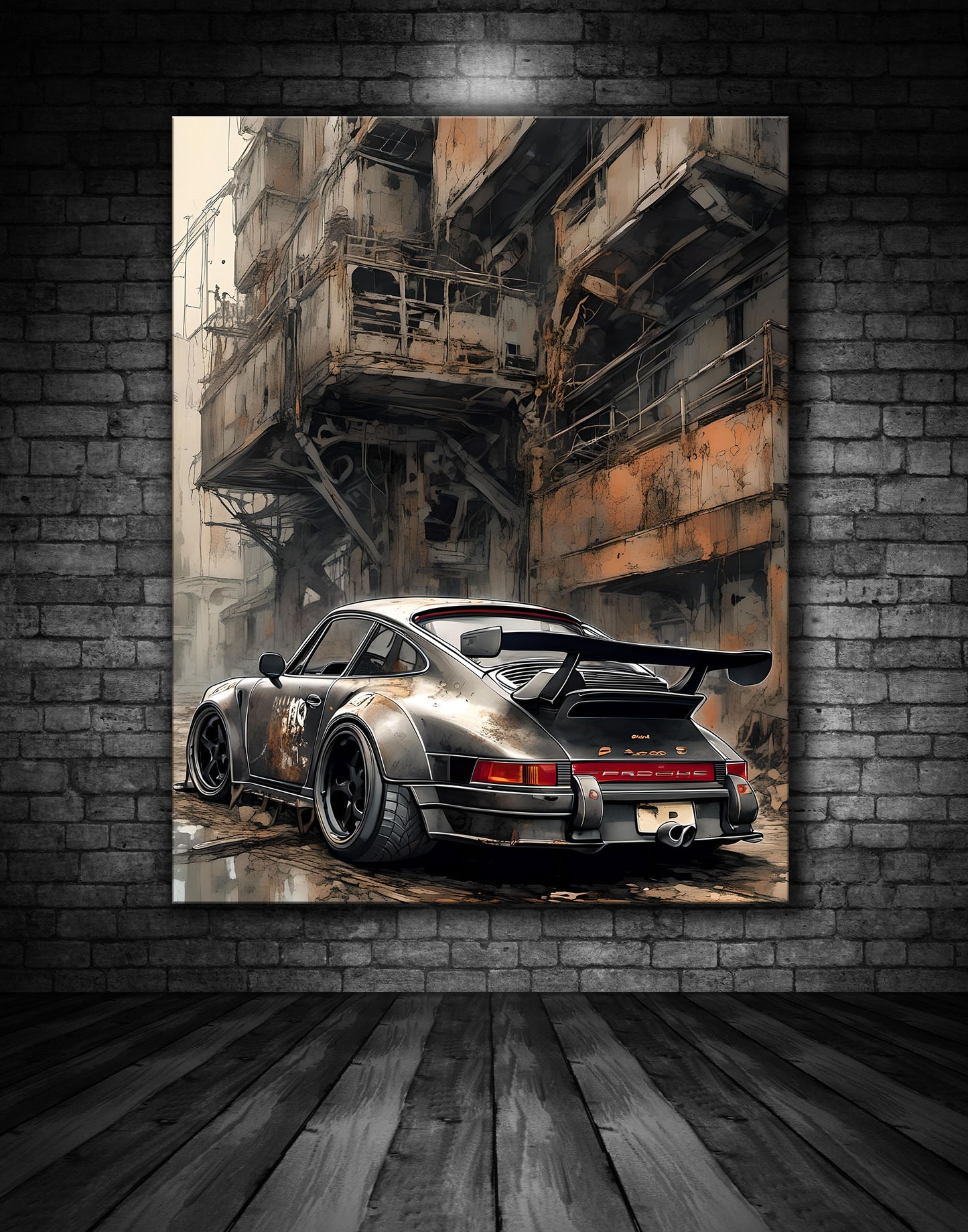 Beautiful Porsche Painting Ref 000297