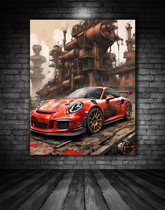 Beautiful Porsche Painting Ref 000299