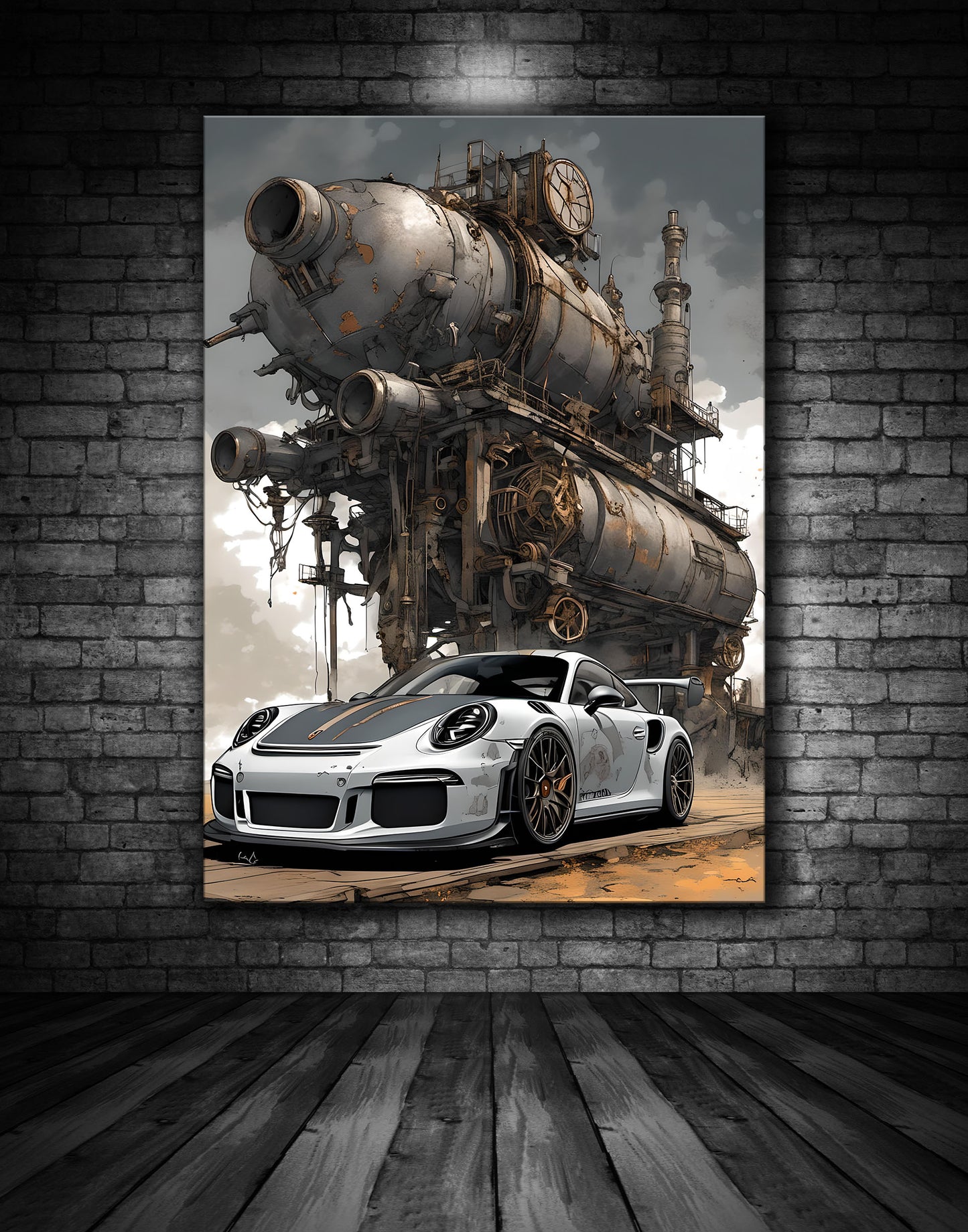 Beautiful Porsche Painting Ref 000300