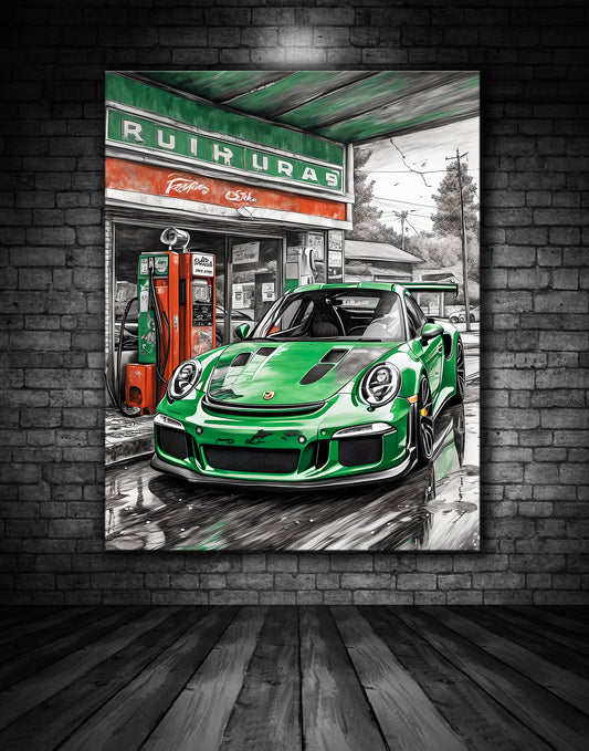 Beautiful Porsche Painting Ref 00032