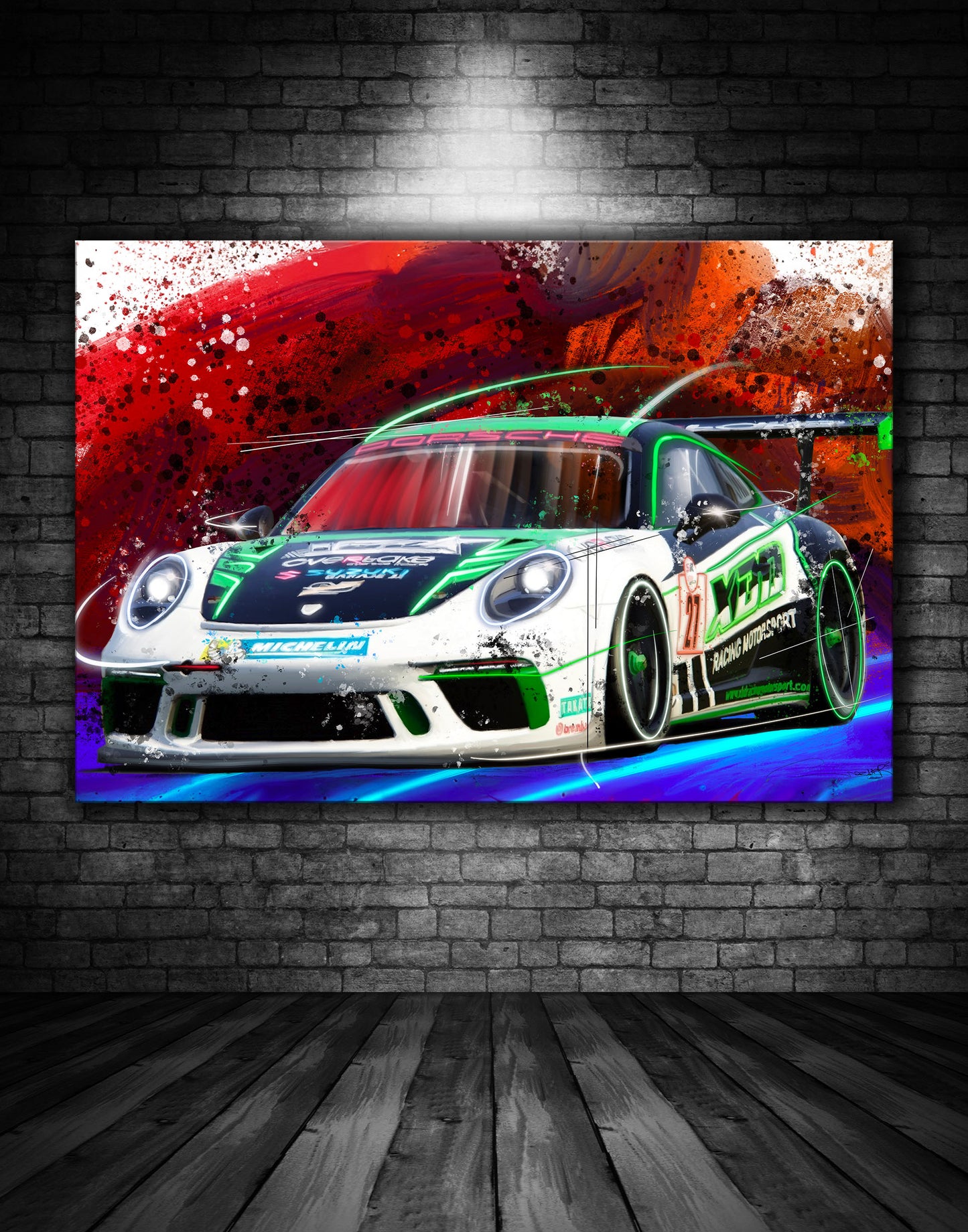 Beautiful Porsche Painting Ref 00033