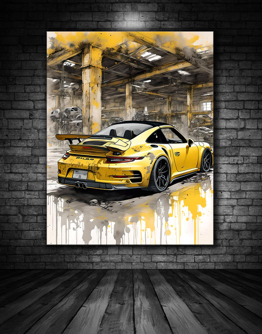 Beautiful Porsche Painting Ref 0004