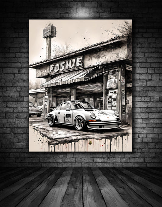 Beautiful Porsche Painting Ref 00040