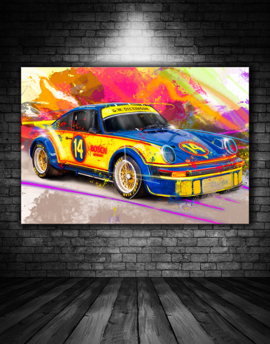 Beautiful Porsche Painting Ref 00041