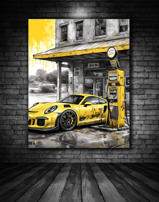 Beautiful Porsche Painting Ref 00042