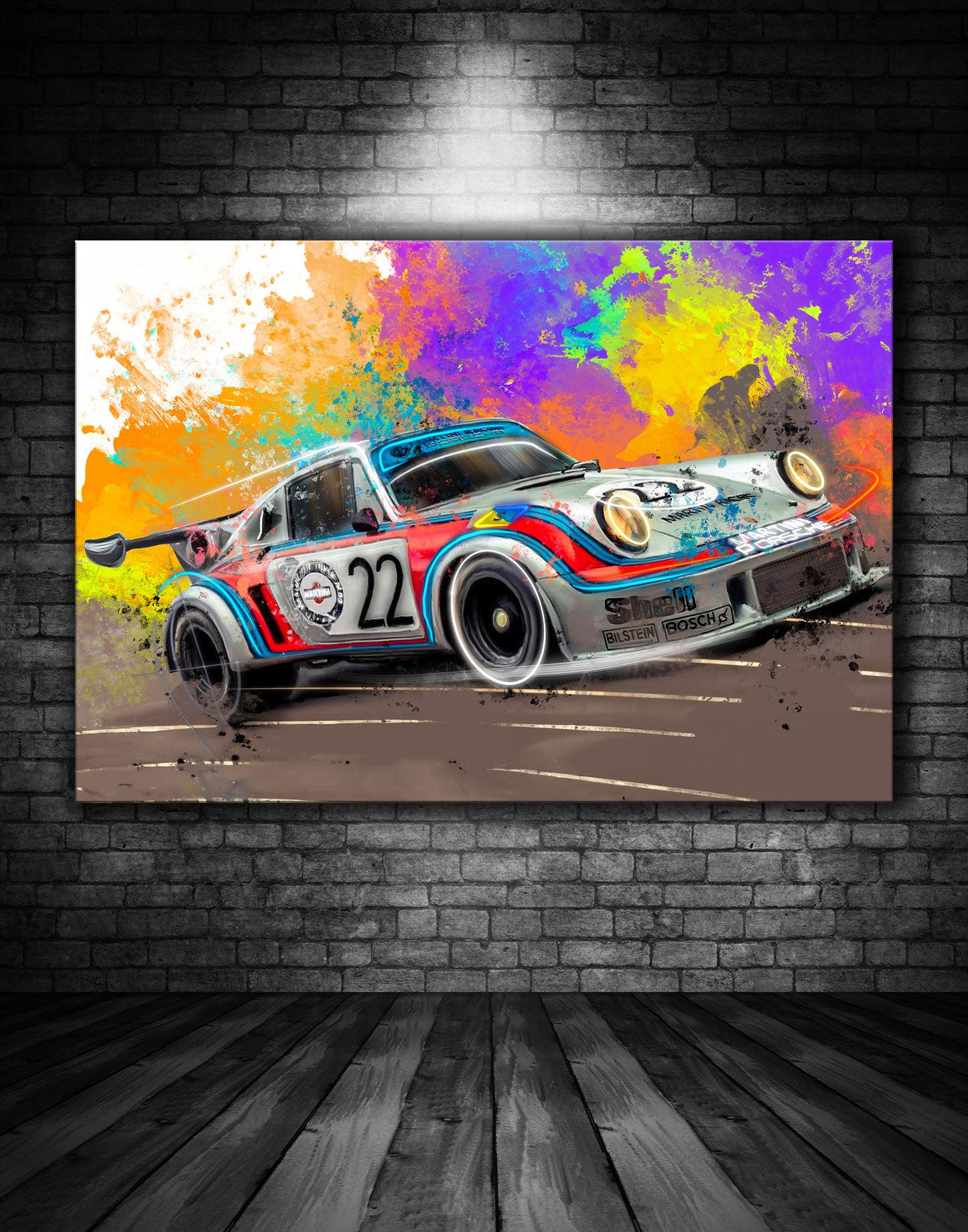 Beautiful Porsche Painting Ref 00043