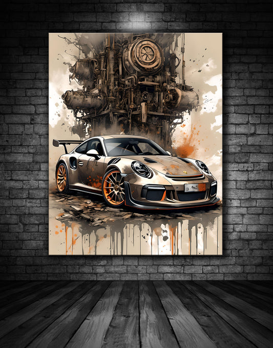 Beautiful Porsche Painting Ref 00048