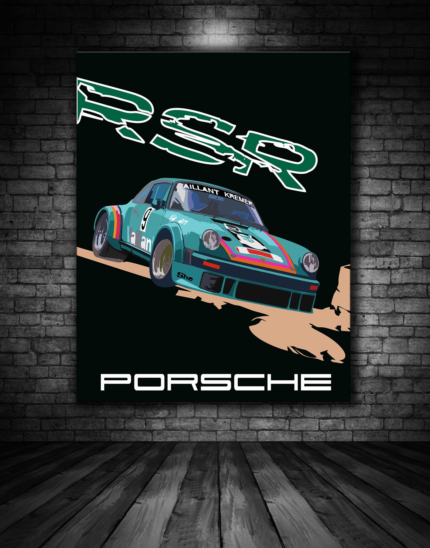 Beautiful Porsche Painting Ref 0005