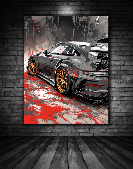 Beautiful Porsche Painting Ref 00050