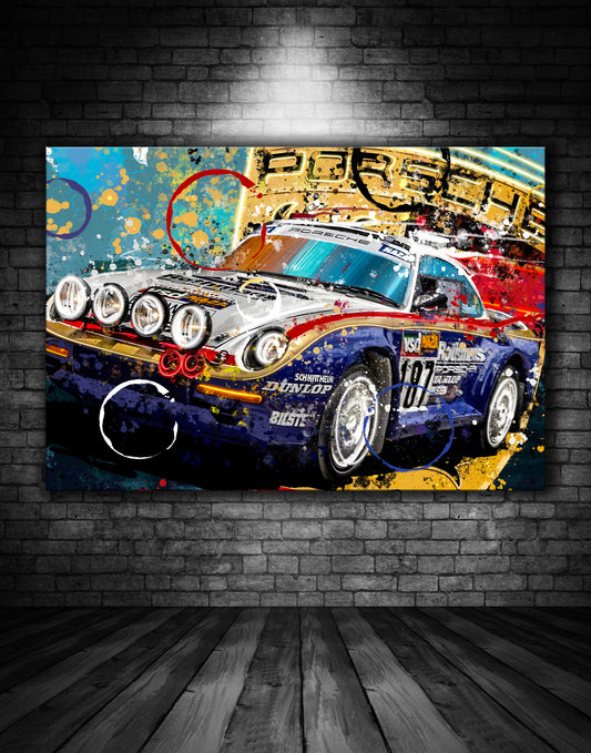 Beautiful Porsche Painting Ref 00051