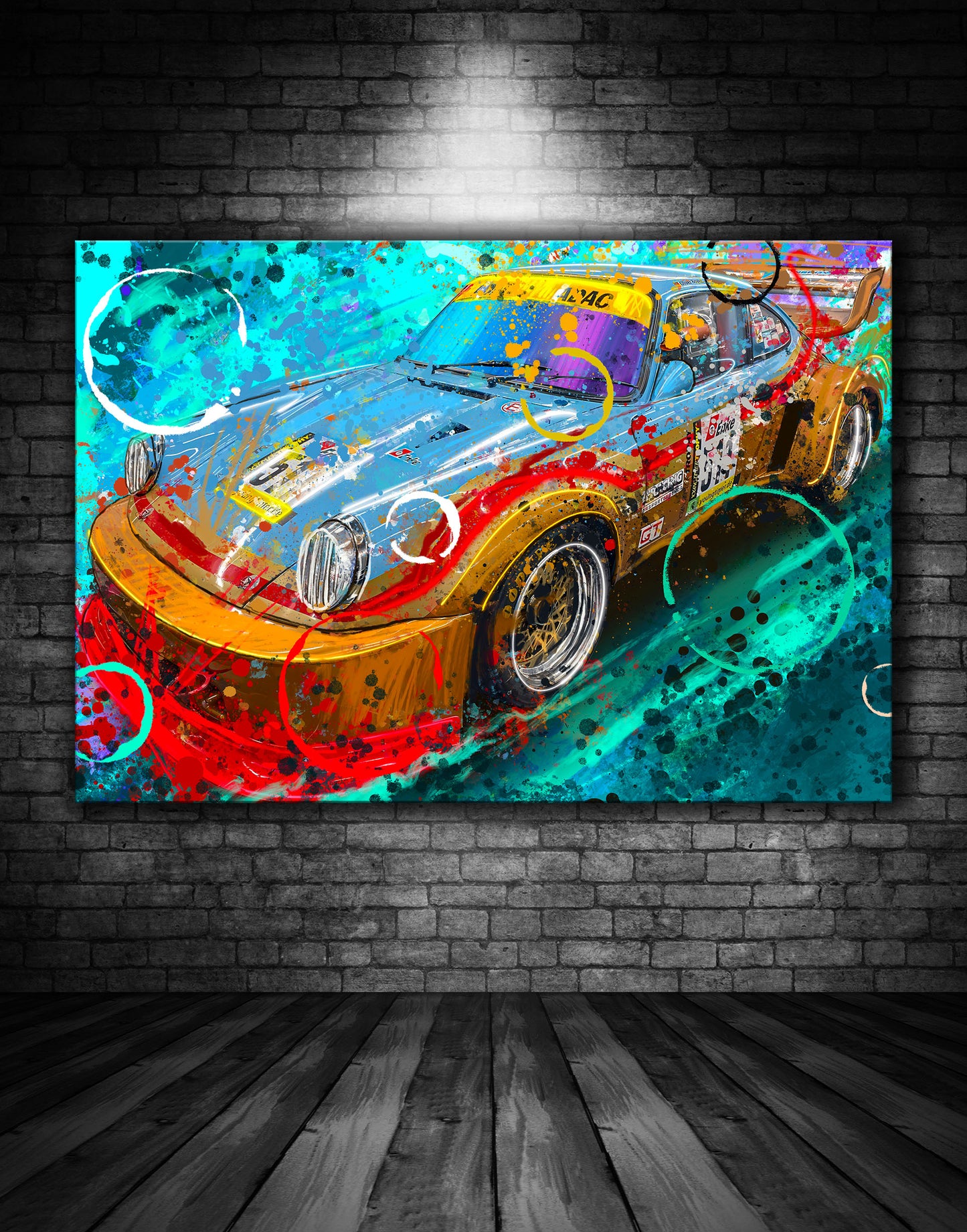 Beautiful Porsche Painting Ref 00055