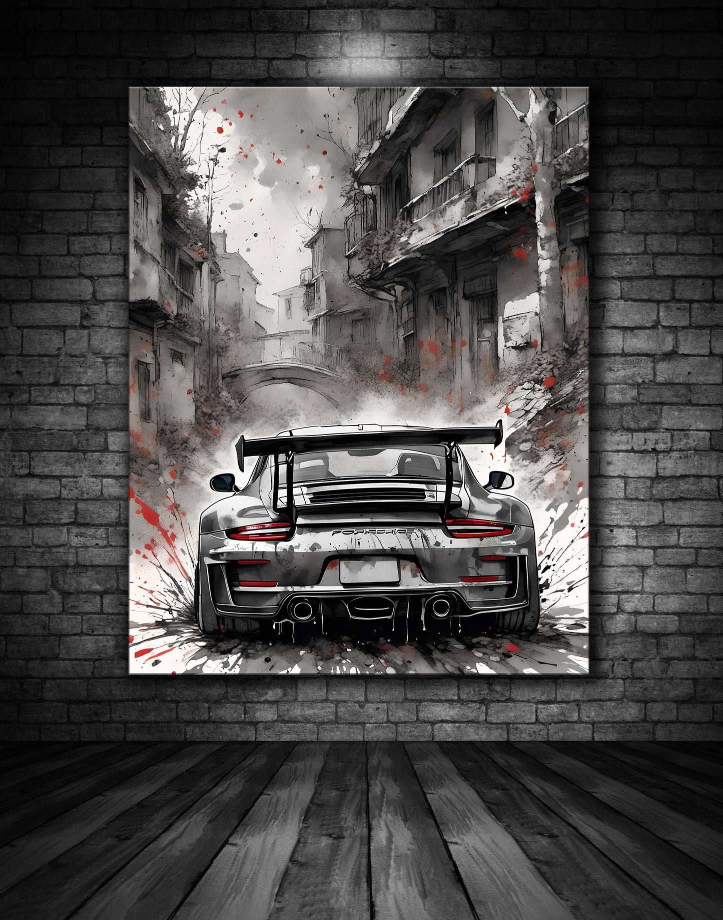 Beautiful Porsche Painting Ref 00056