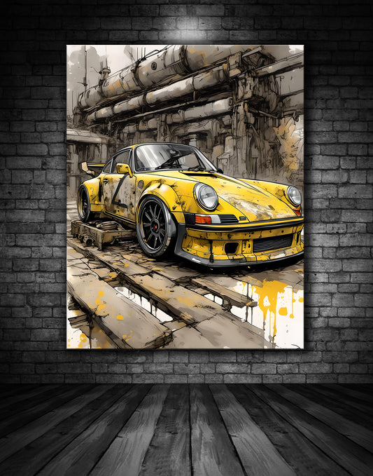 Beautiful Porsche Painting Ref 00058