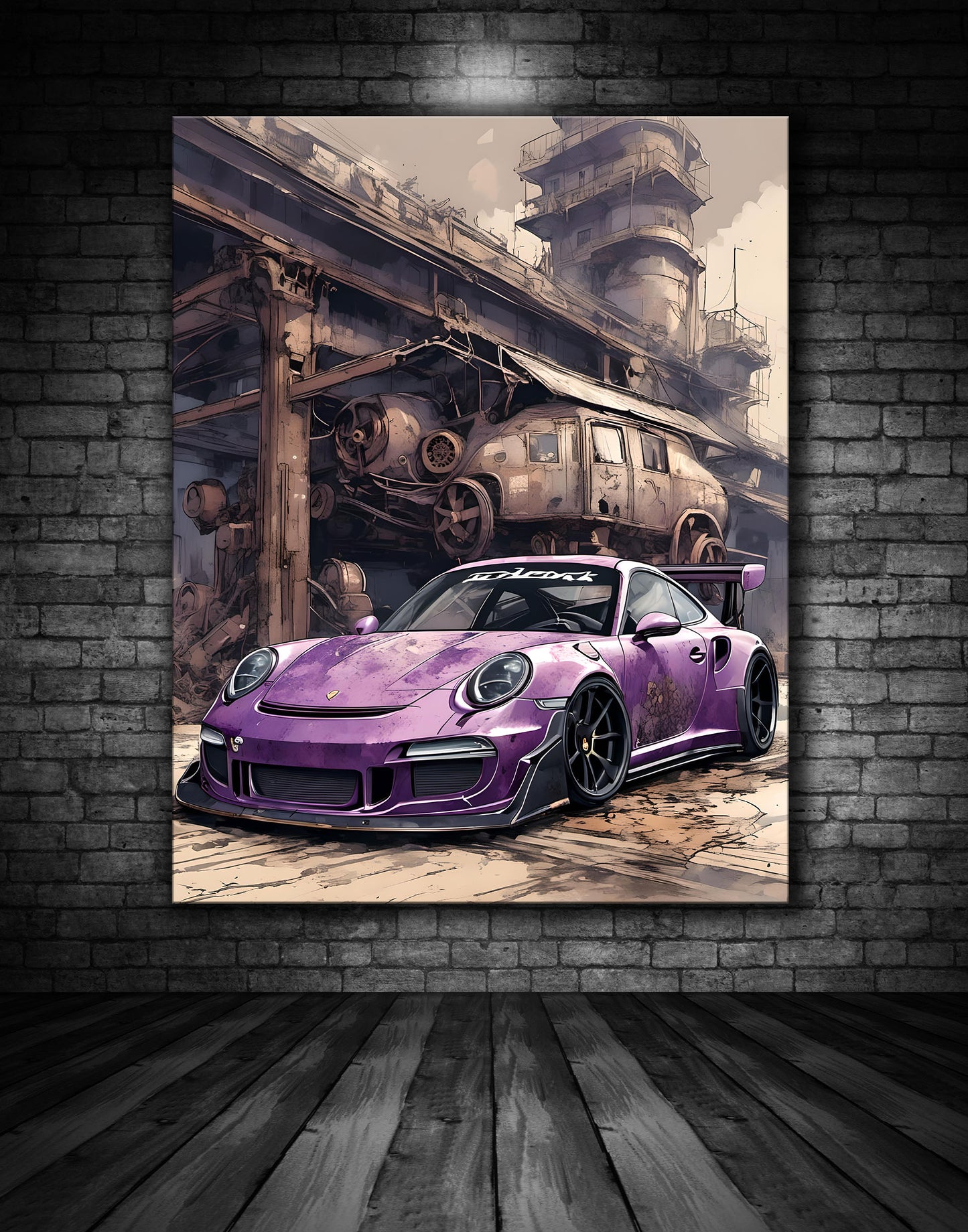 Beautiful Porsche Painting Ref 00060