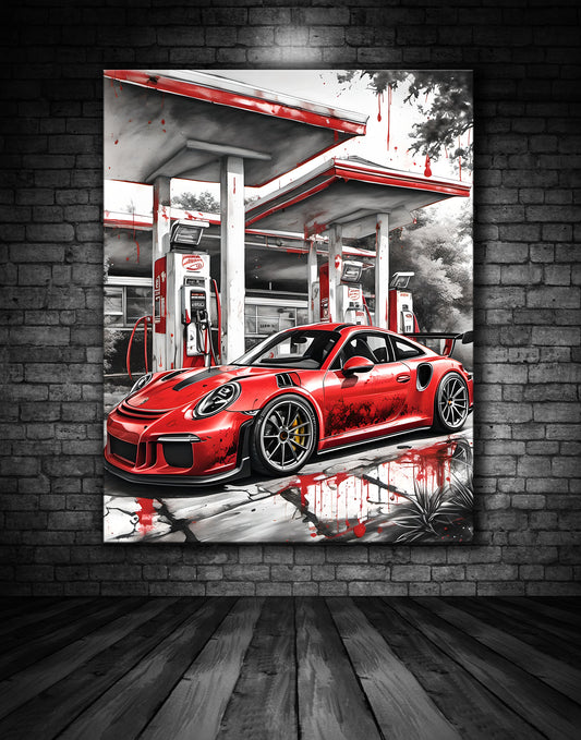 Beautiful Porsche Painting Ref 00062