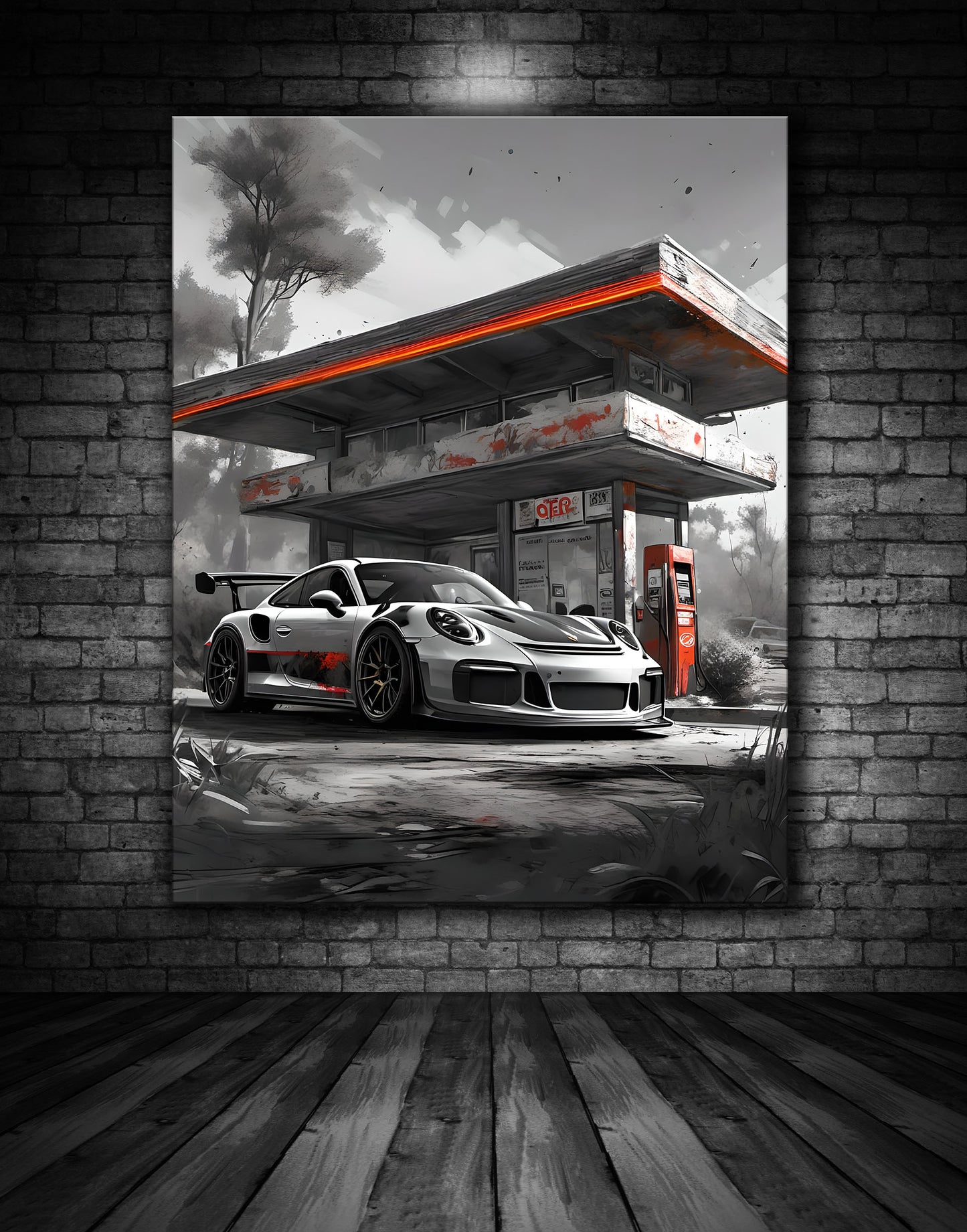 Beautiful Porsche Painting Ref 00066