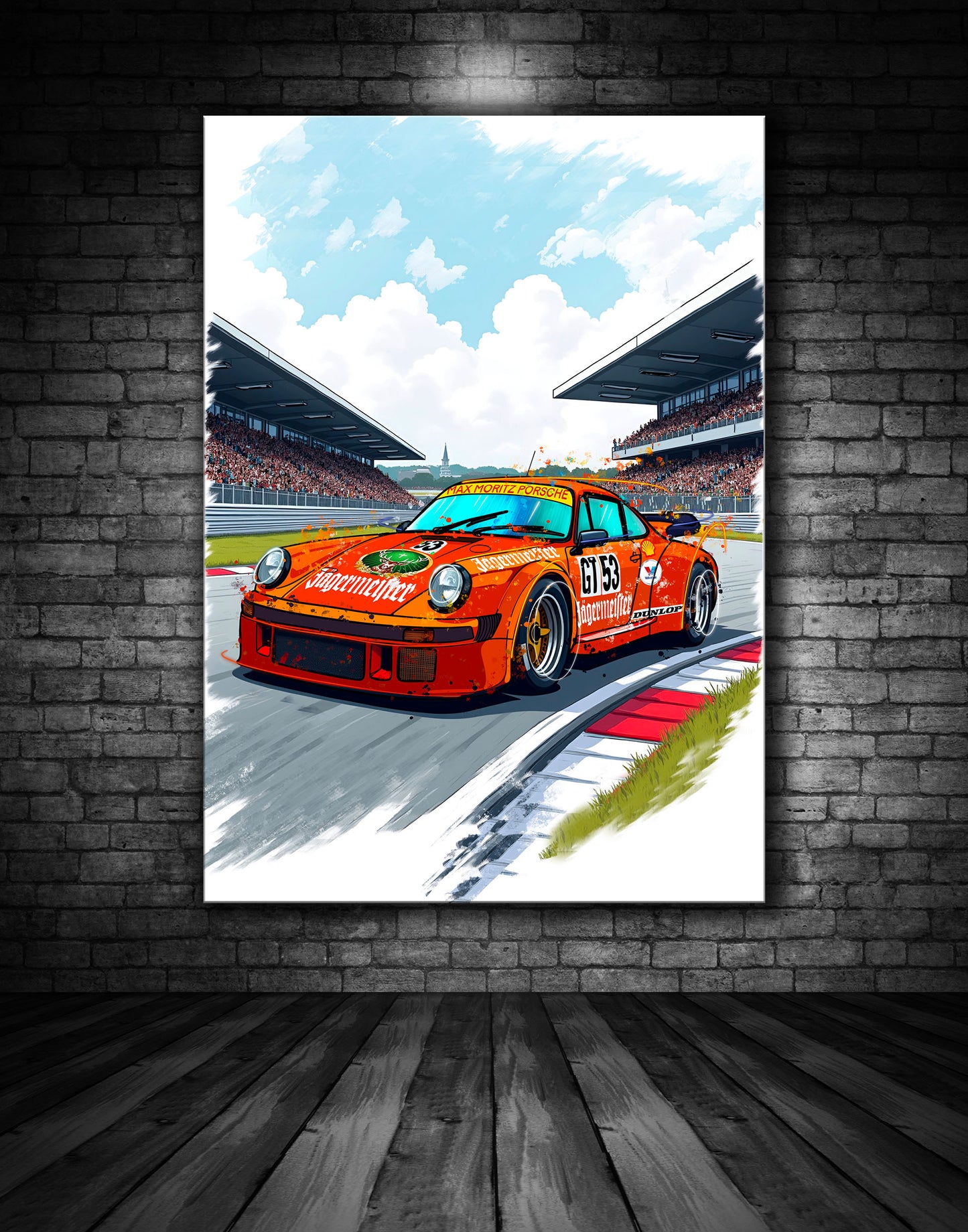 Beautiful Porsche Painting Ref 00067