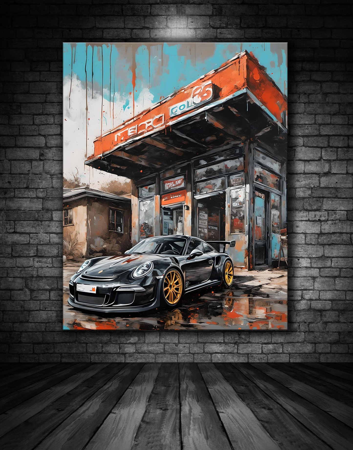 Beautiful Porsche Painting Ref 00068