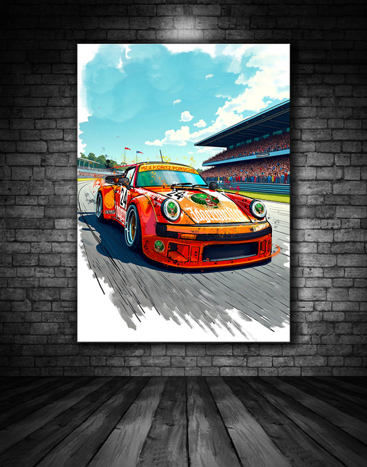 Beautiful Porsche Painting Ref 00069