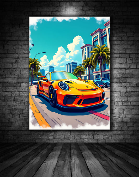 Beautiful Porsche Painting Ref 00071