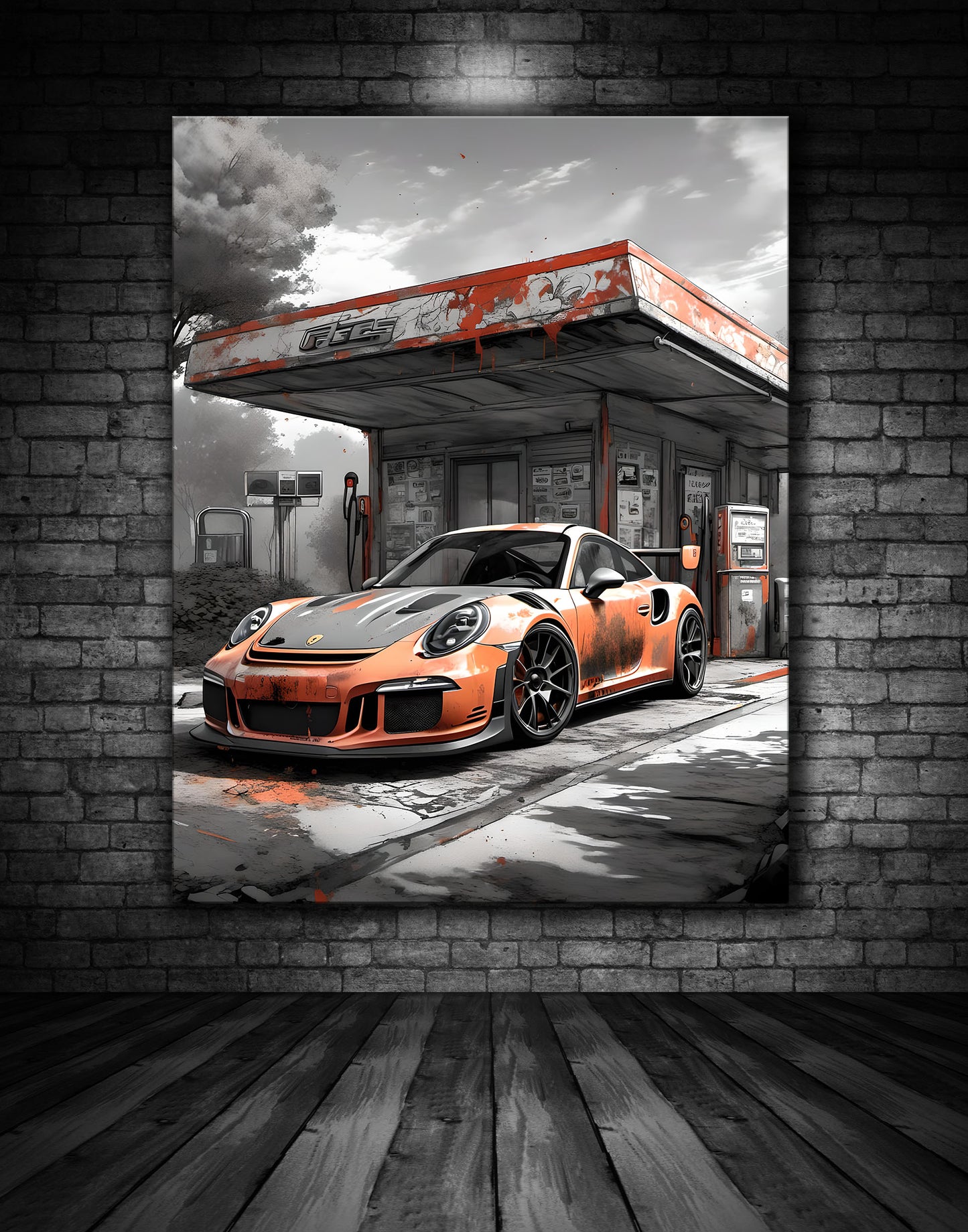 Beautiful Porsche Painting Ref 00072