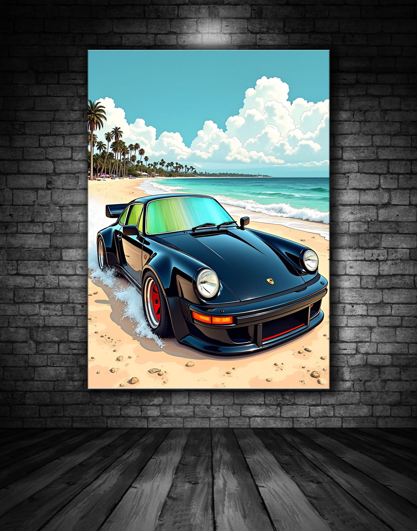 Beautiful Porsche Painting Ref 00073